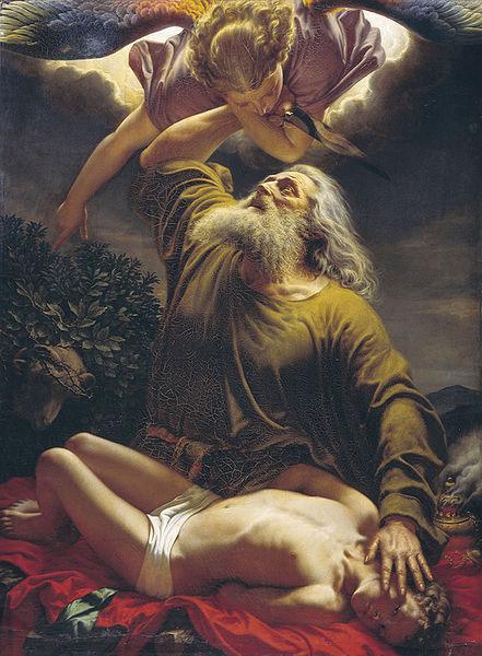 Gerhard Wilhelm von Reutern Abraham sacrificing Isaac oil painting picture